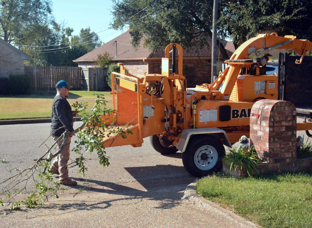Wood chipper and stump grinding equipment